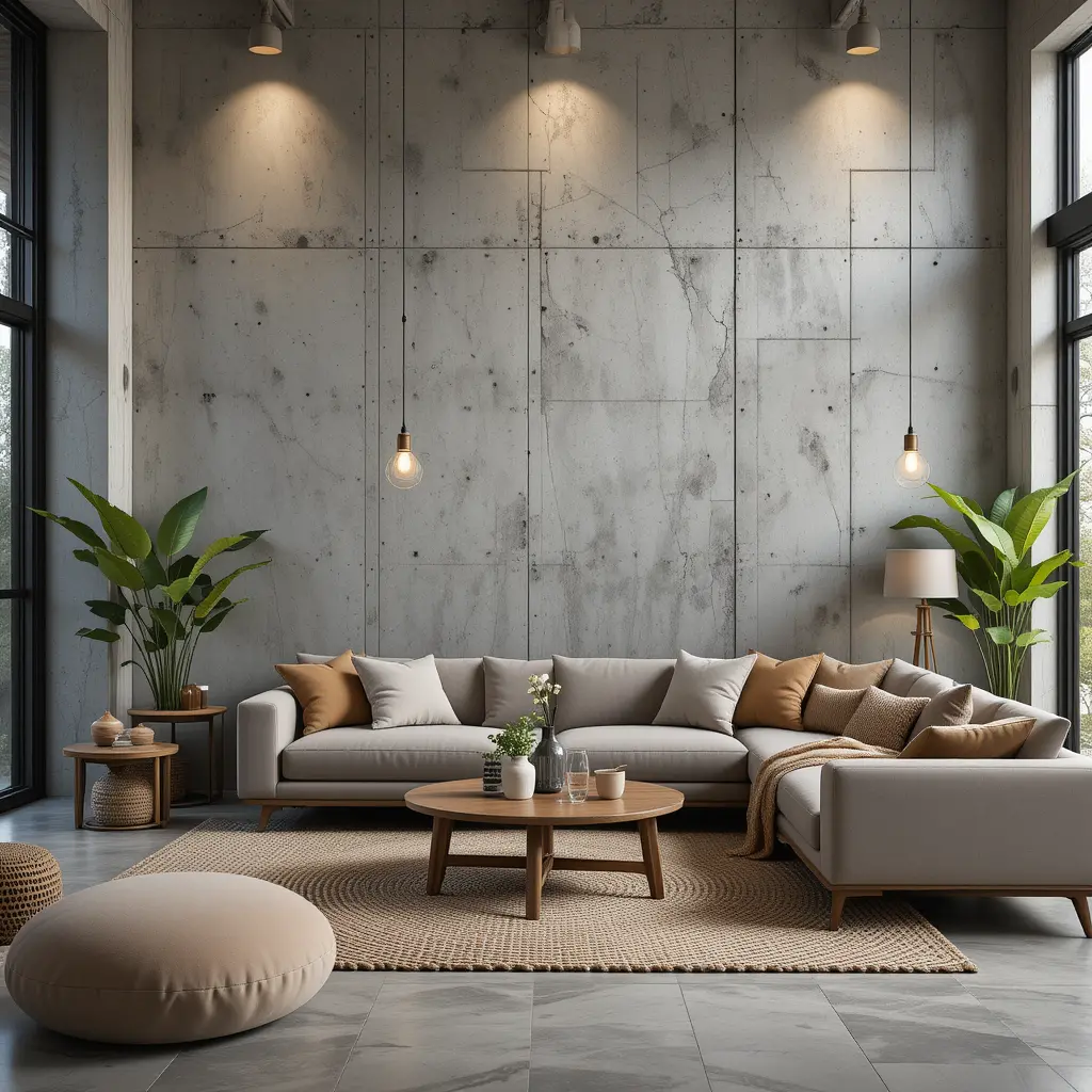 Exposed Concrete Wall