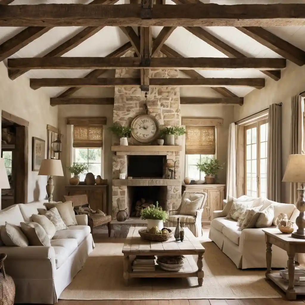 Exposed Wooden Beams