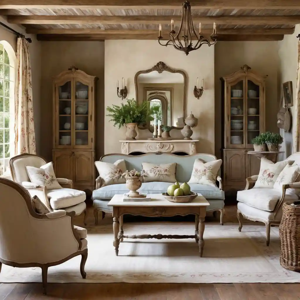 Exquisite French-Style Upholstery