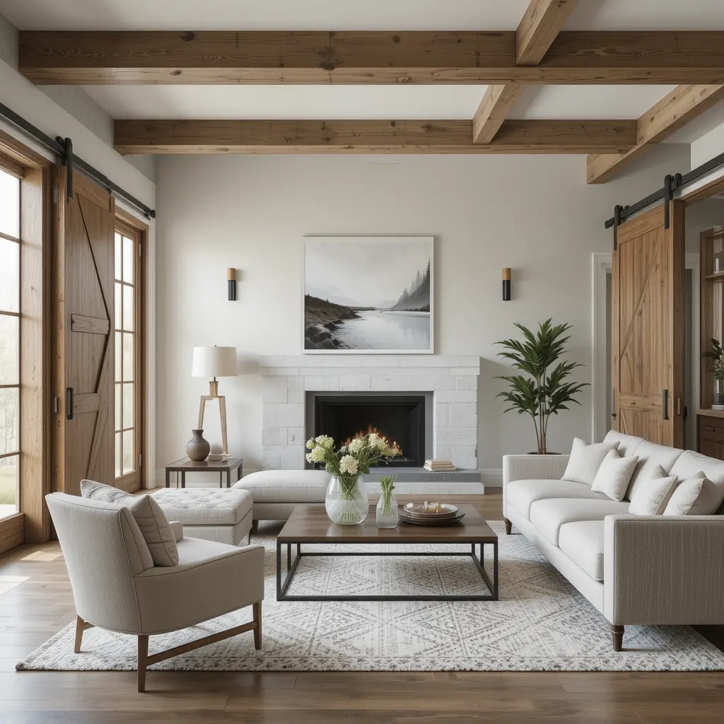 Farmhouse Elements with Modern Twist