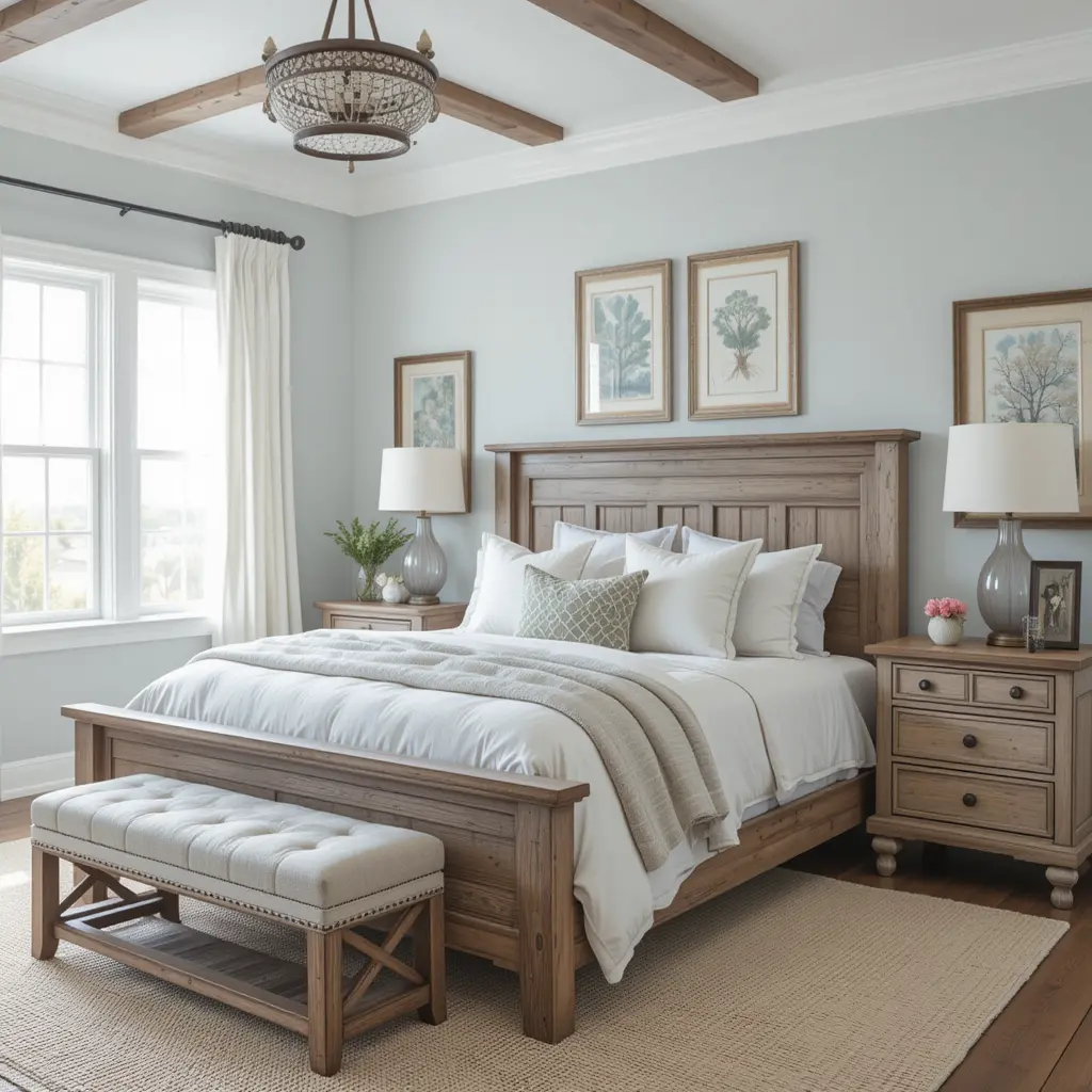 Farmhouse Meets Coastal for a Relaxed Vibe