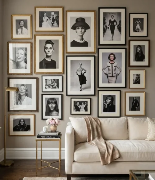 Fashion Photography Gallery Wall