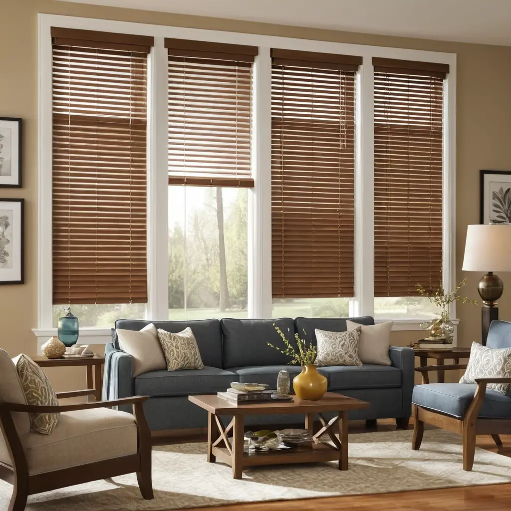 Faux Wood Blinds for Budget-Friendly Style