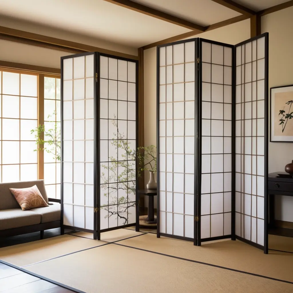 Folding Shoji Screens