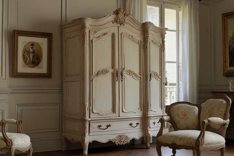 French-Style Armoire for Elegant Storage