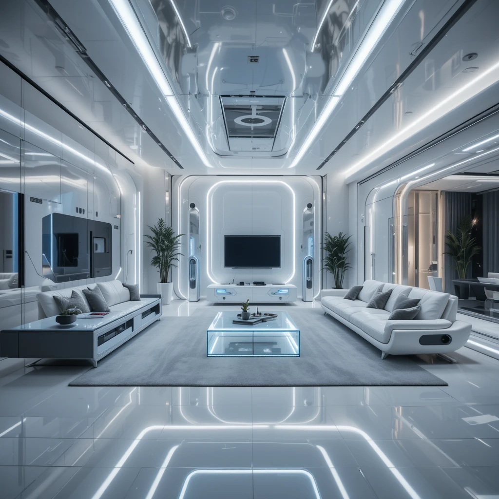 Futuristic Living Room