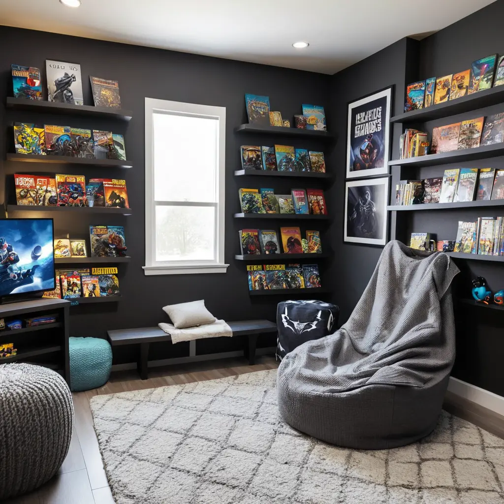 Gamer’s Reading Nook