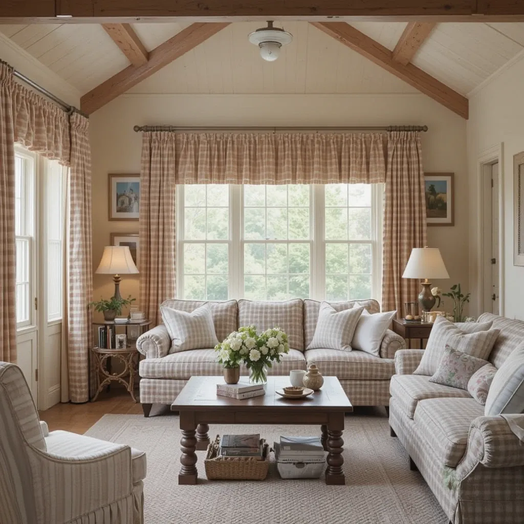 Gingham Patterns for a Cottage Touch