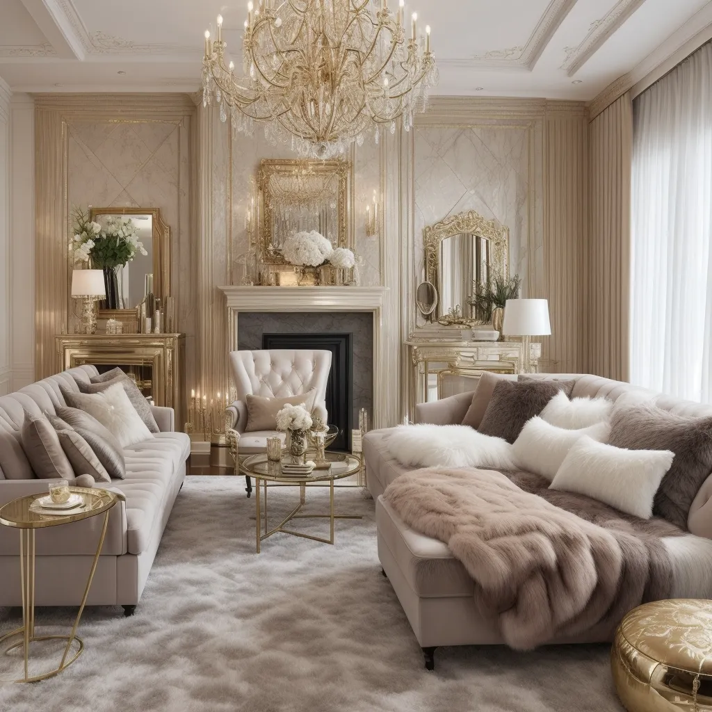 Glam Touches with Faux Fur Throws