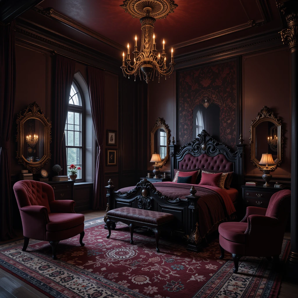 Gothic Romance for a Dark, Dramatic Space