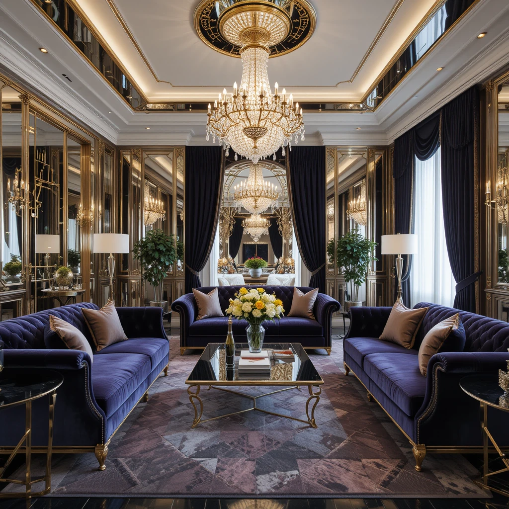 Hollywood Glamour Living Room