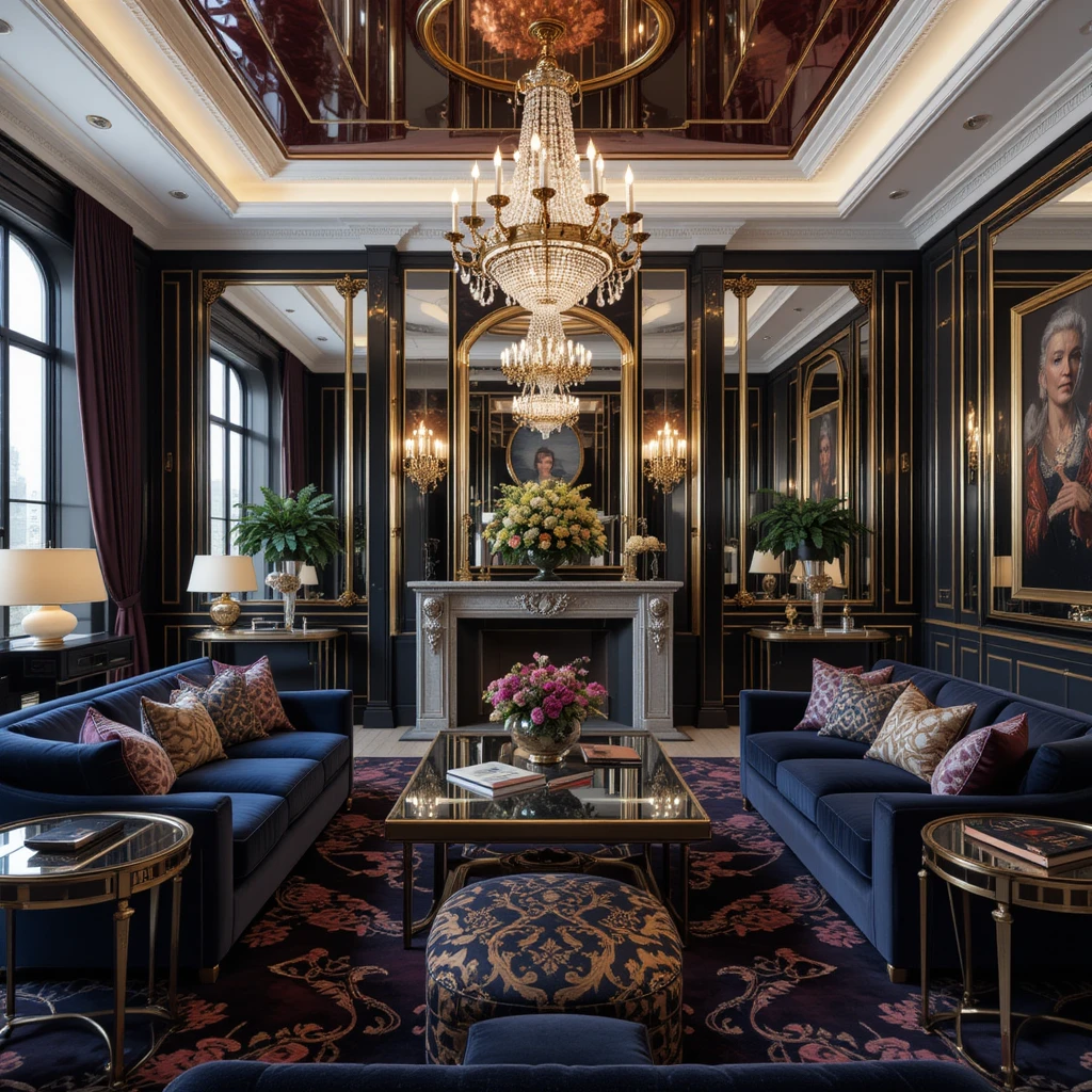 Hollywood Regency Living Room