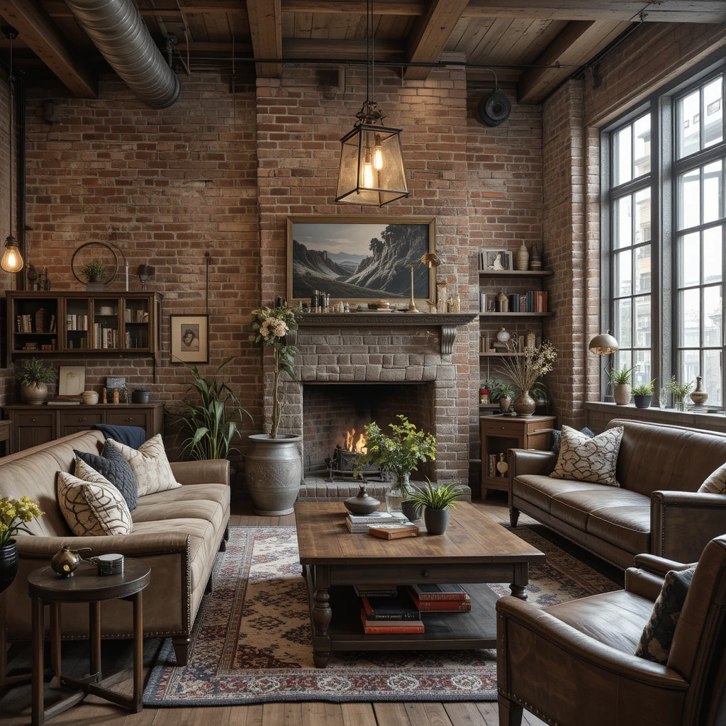 Industrial Vintage Living Room