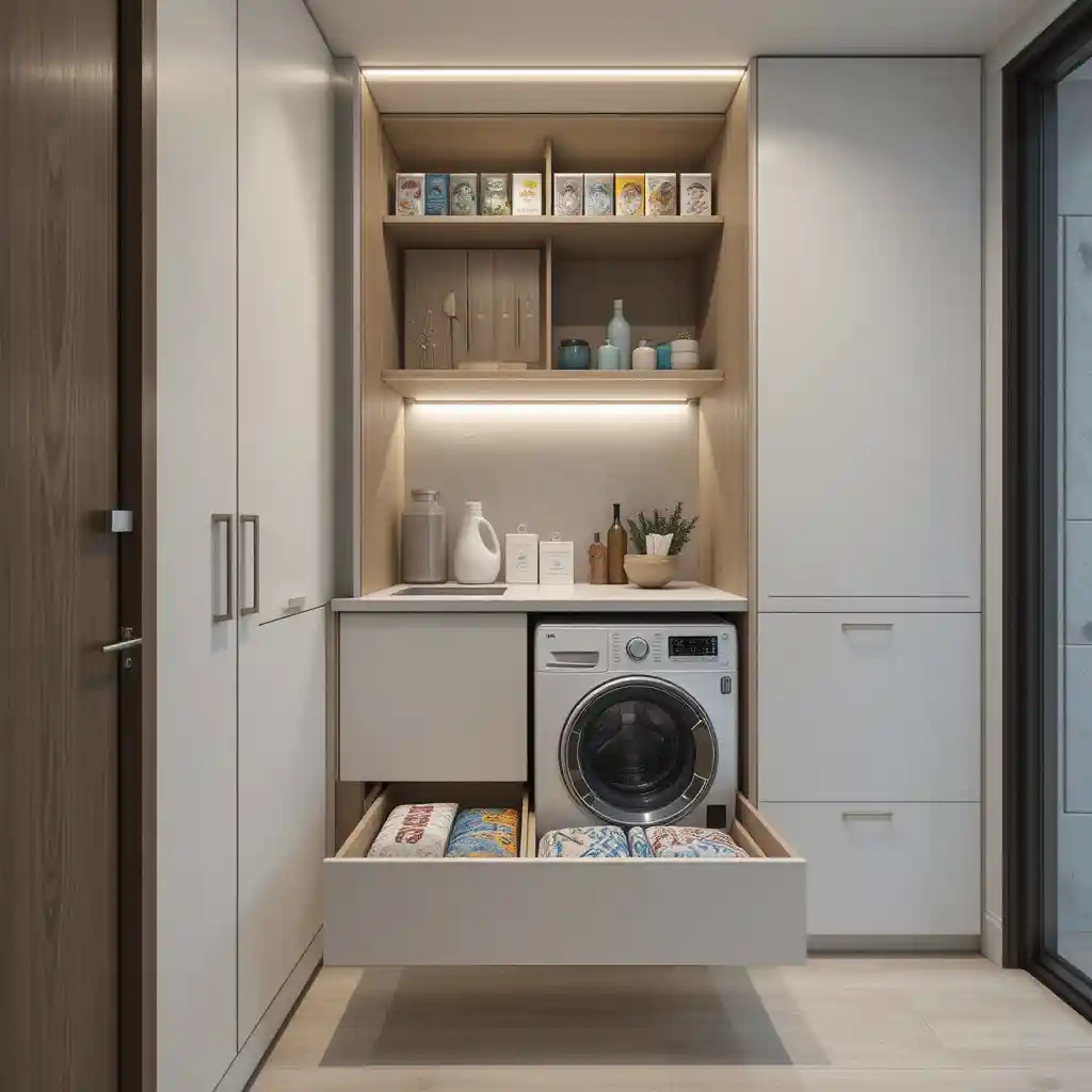 Integrated Washer Drawer