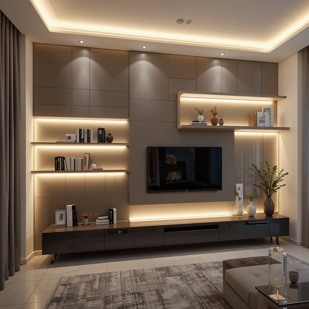 LED Backlit Wall