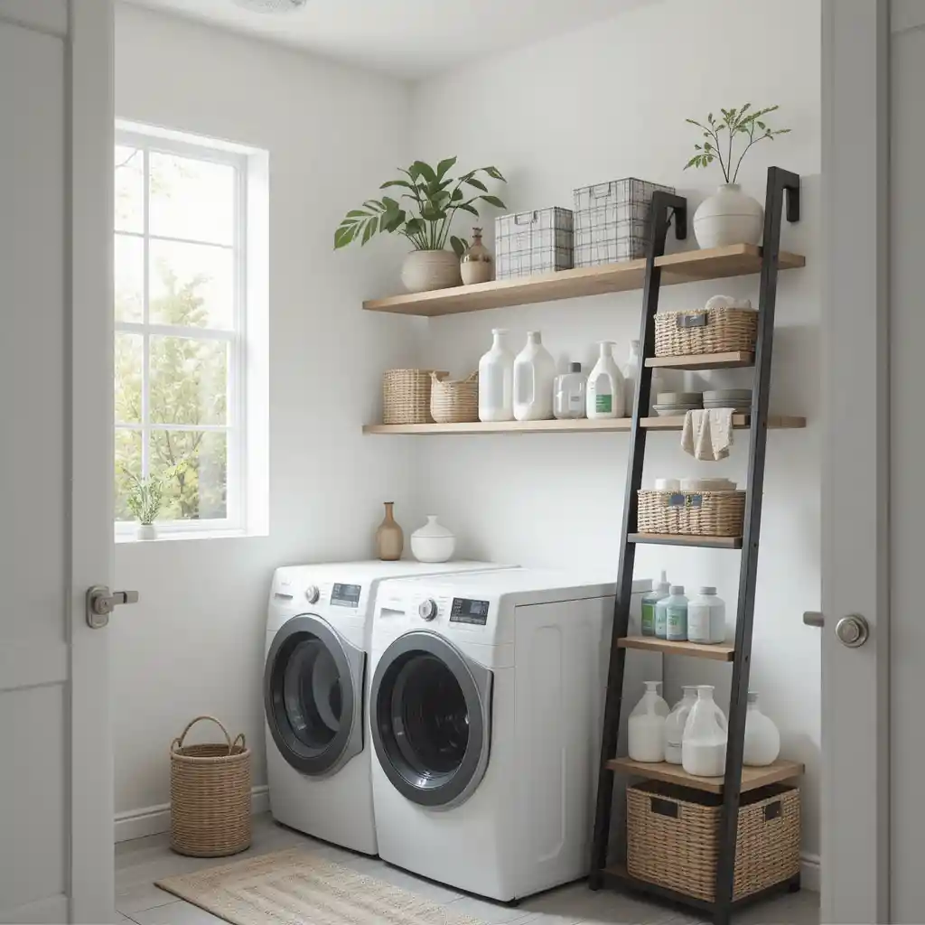 Ladder Shelf for Storage and Display