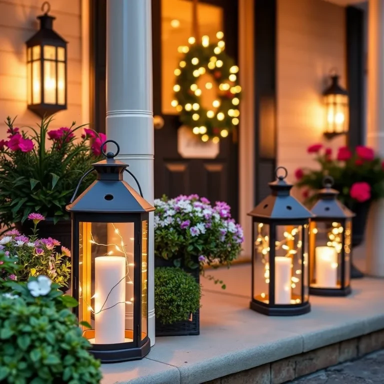 Lanterns with Twinkle Lights