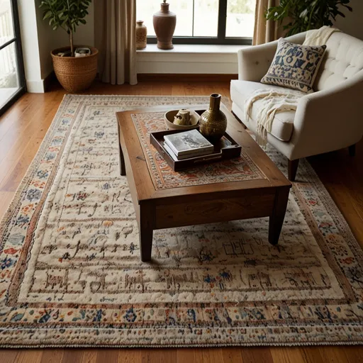 Layered Rugs for Extra Comfort