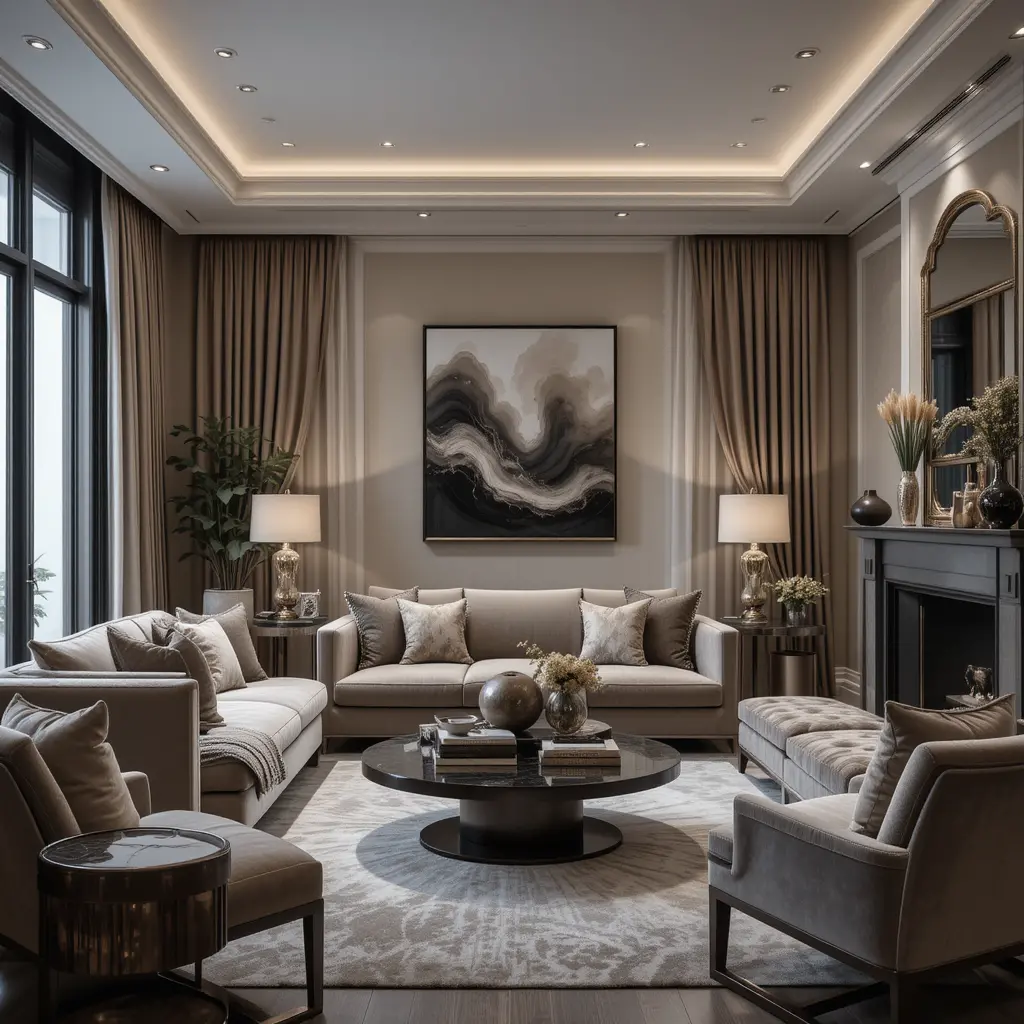 Luxurious Silk Accents for Softness