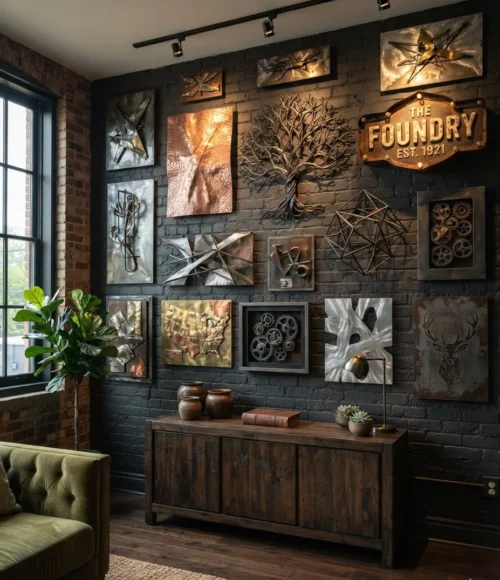 Metal Art Gallery Wall