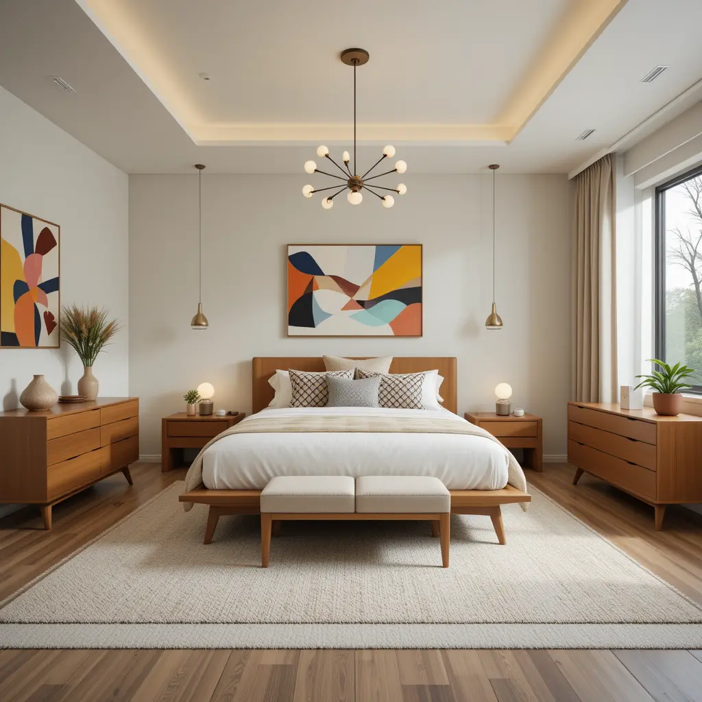 Mid-Century Modern with Retro Flair