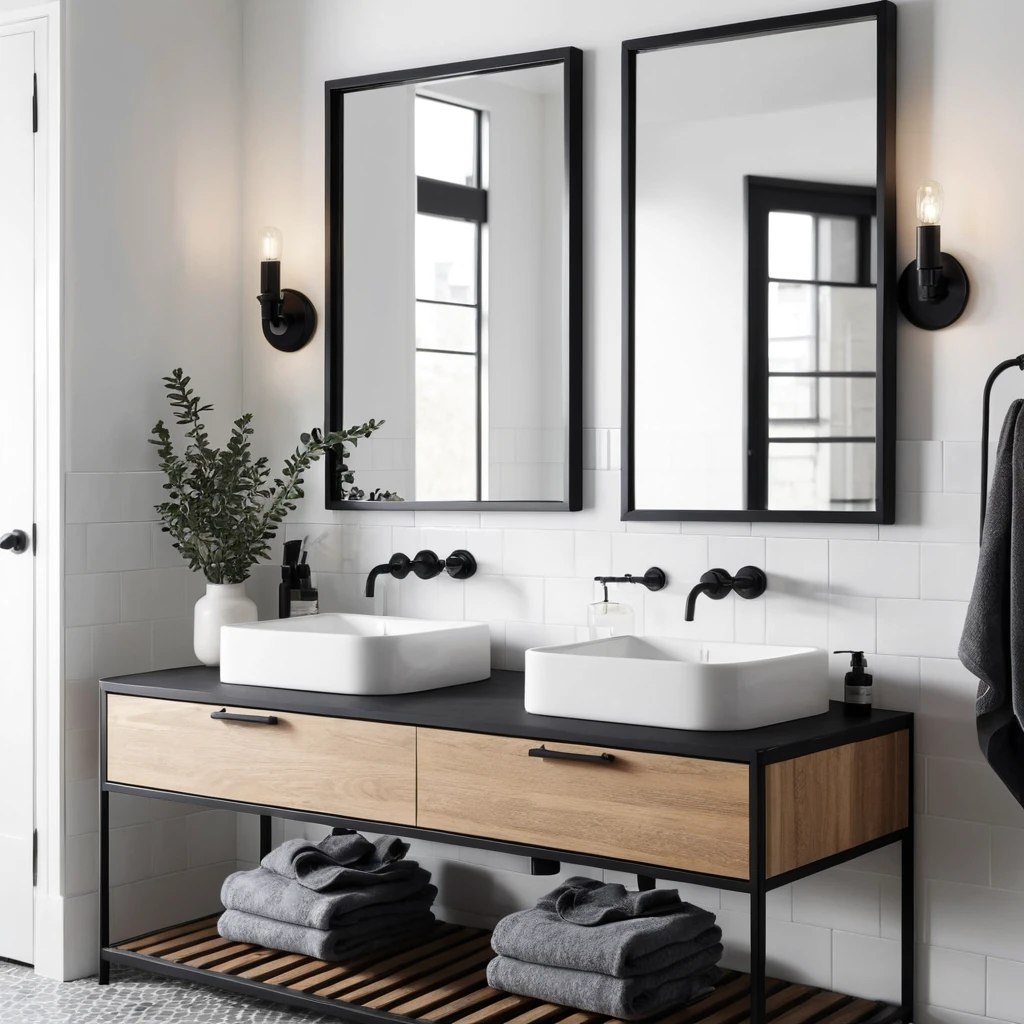 Minimalist Black Frame Mirror