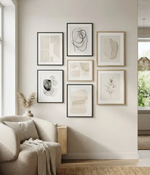 Minimalist Gallery Wall