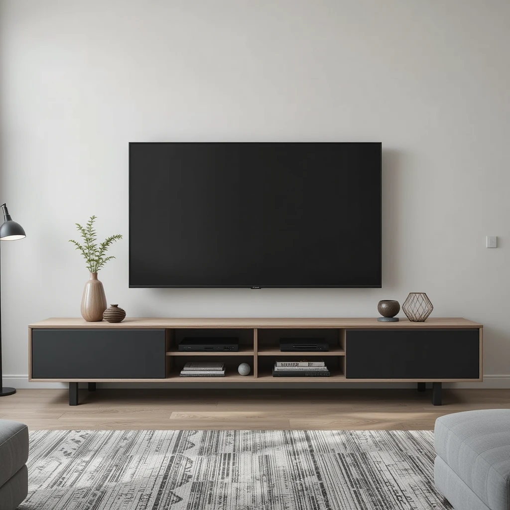 Minimalist Media Console