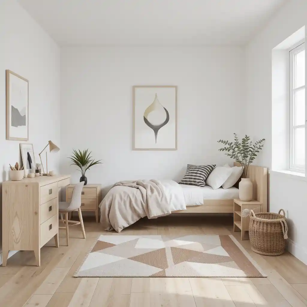 Minimalist Room with Scandinavian Vibes