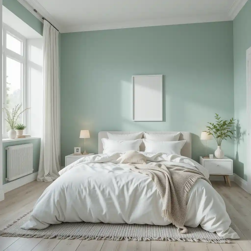 Mint and White Scandinavian Style
