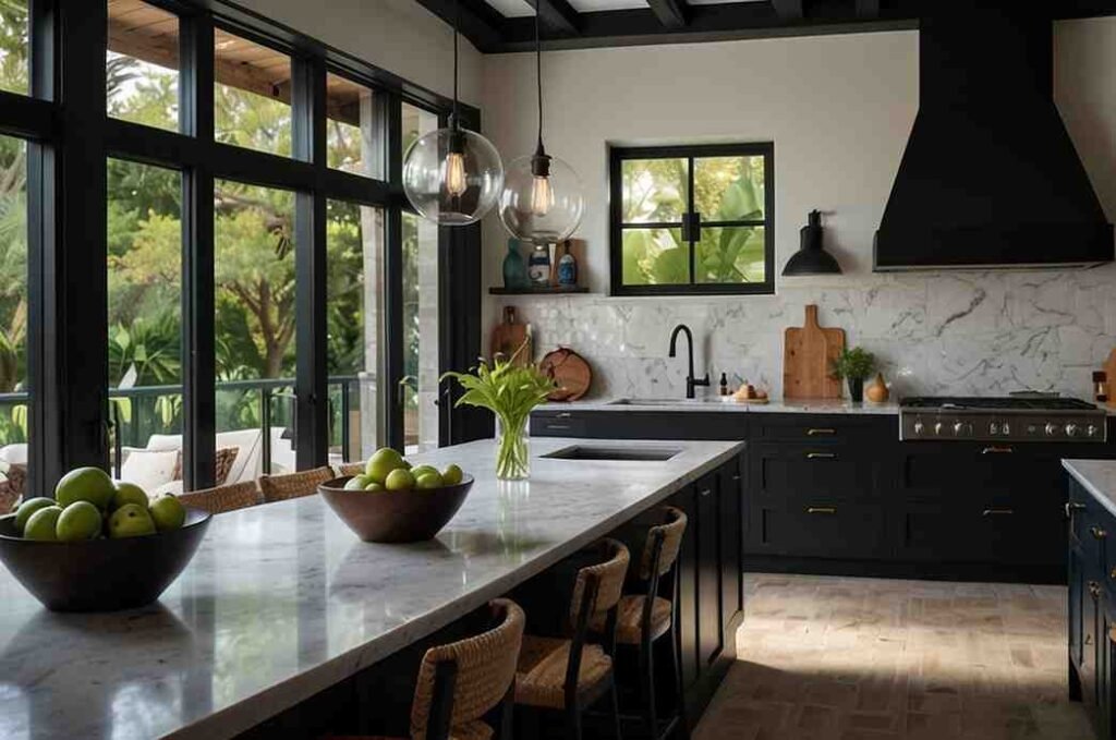 Mixing Matte Black with Coastal Colors