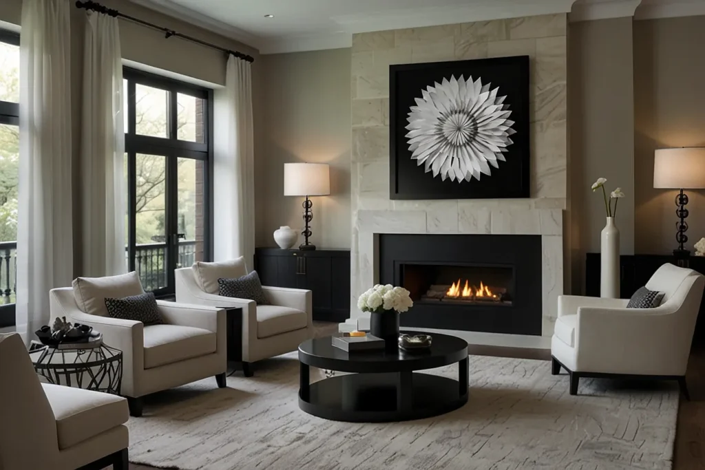 Modern Black and White Art Prints