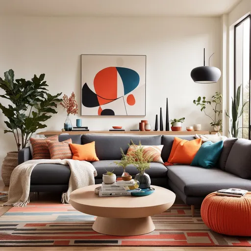 Modern Minimalist with Bold Accents