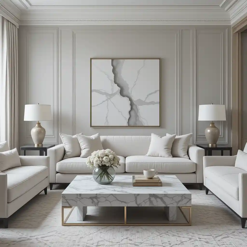 Monochromatic Luxe with High-End Accessories