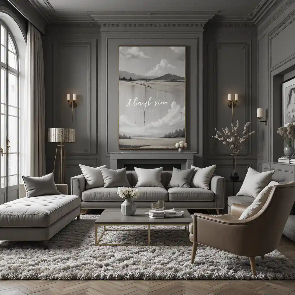 Monochromatic Scheme with Textural Variations