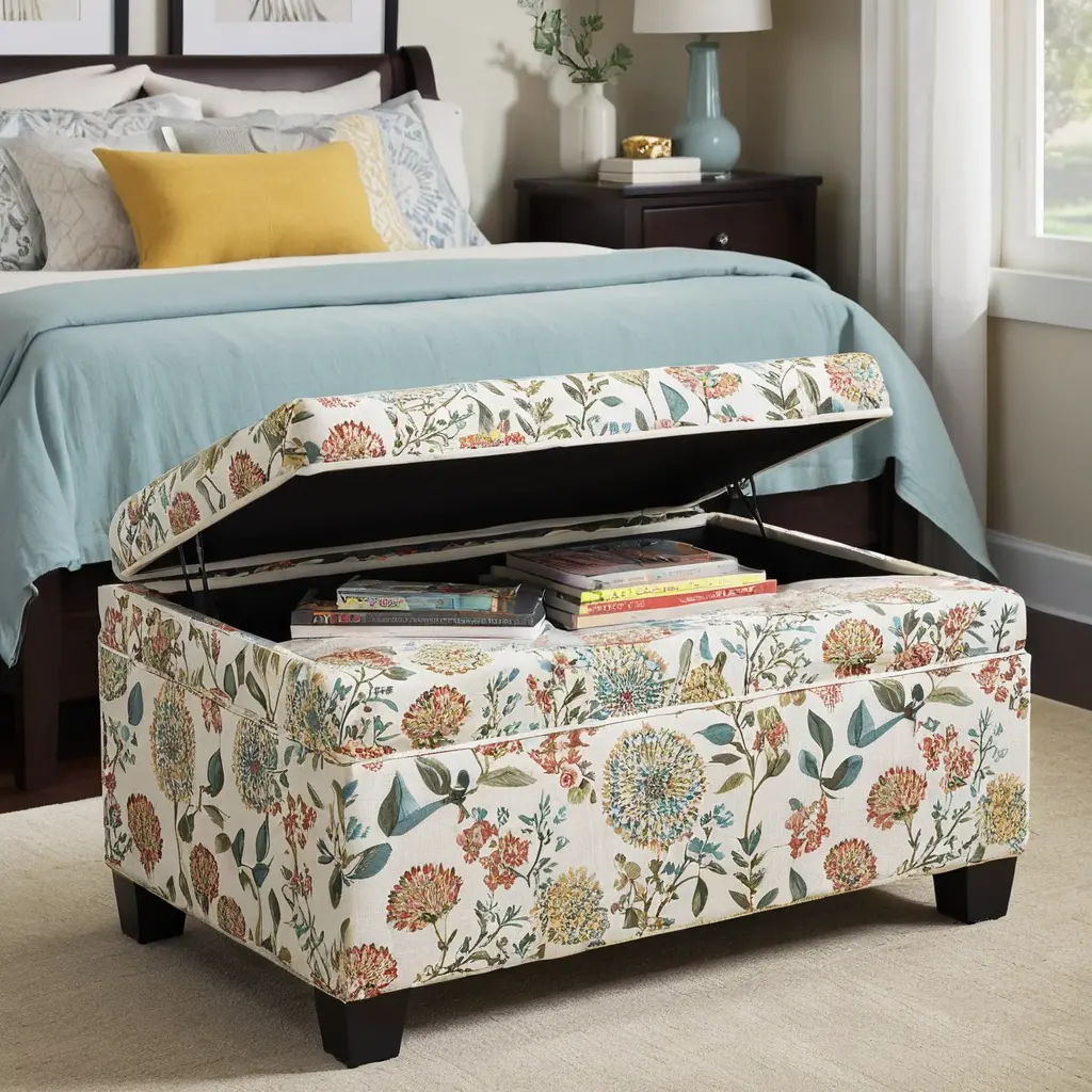 Multi-Functional Ottoman Storage