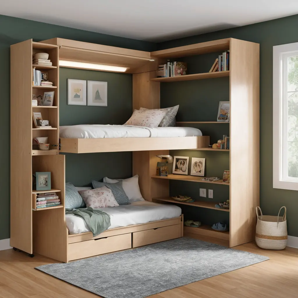 Murphy Bed for Multi-Use Rooms