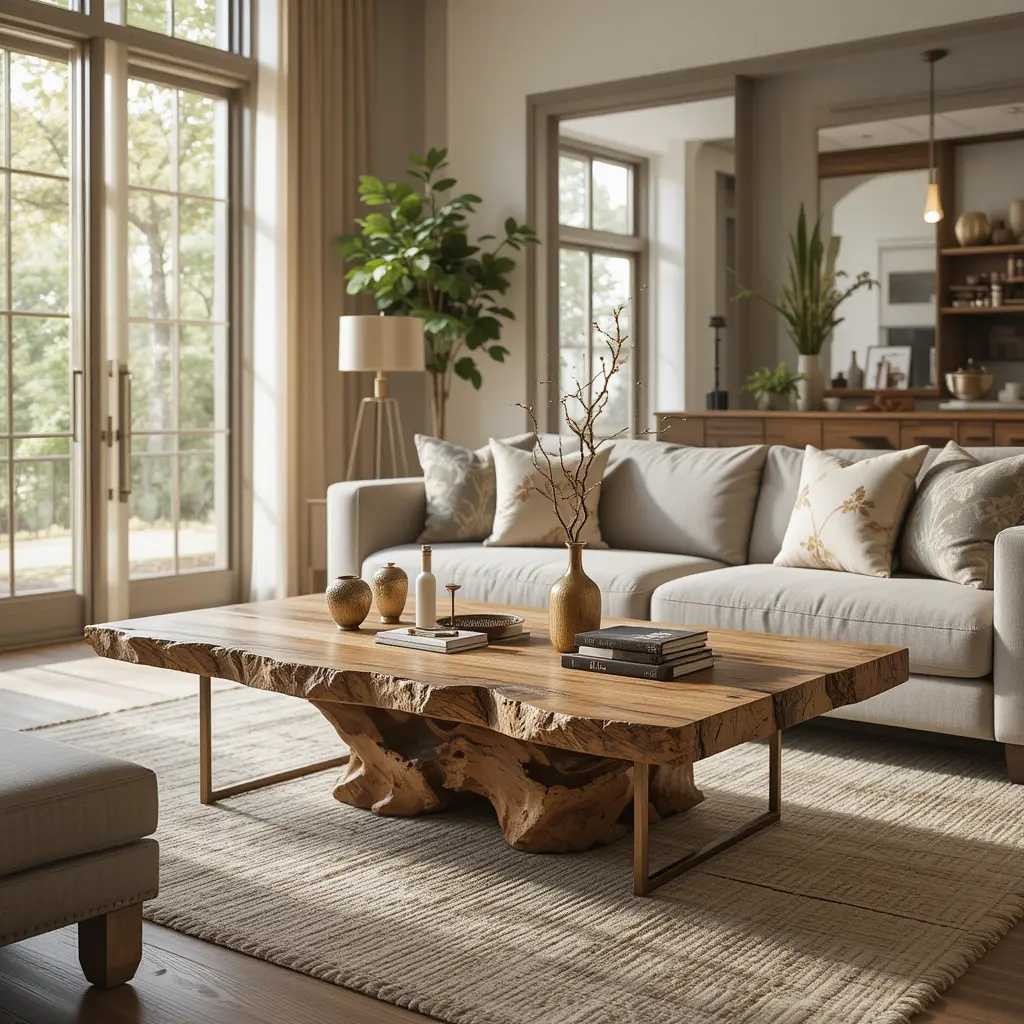 Natural Wood Coffee Tables
