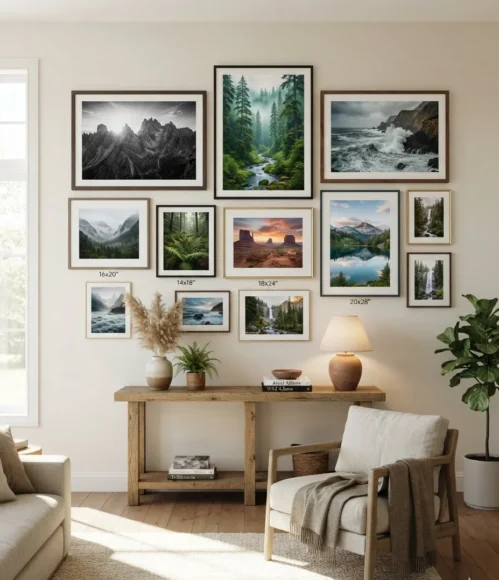 Nature Photography Gallery Wall