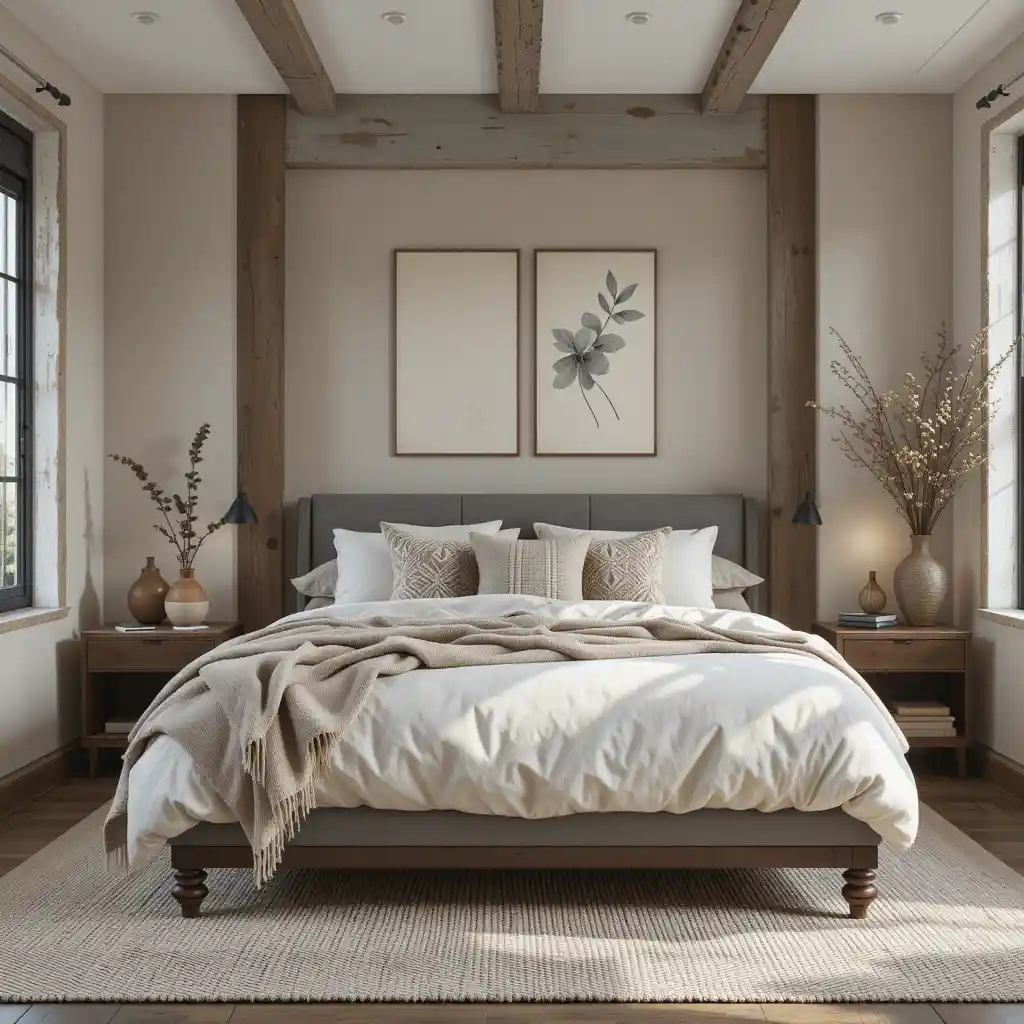 Neutral Color Palette with Textured Fabrics