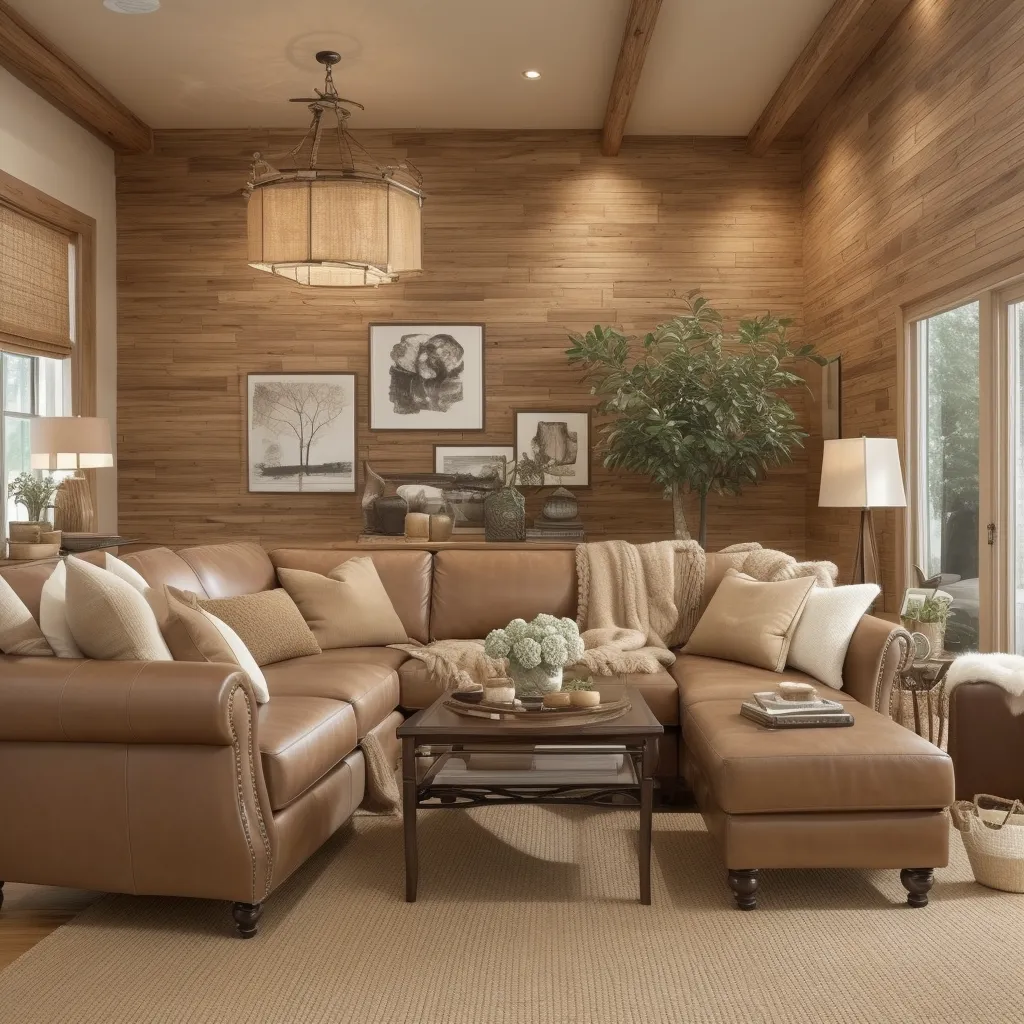 Neutral-toned Leather for a Warm Appeal