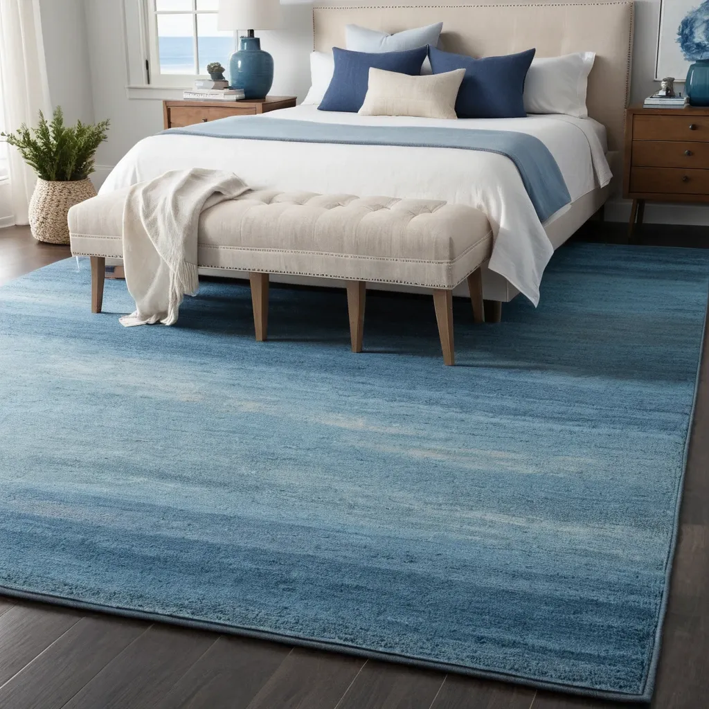 Ocean Blue Area Rug