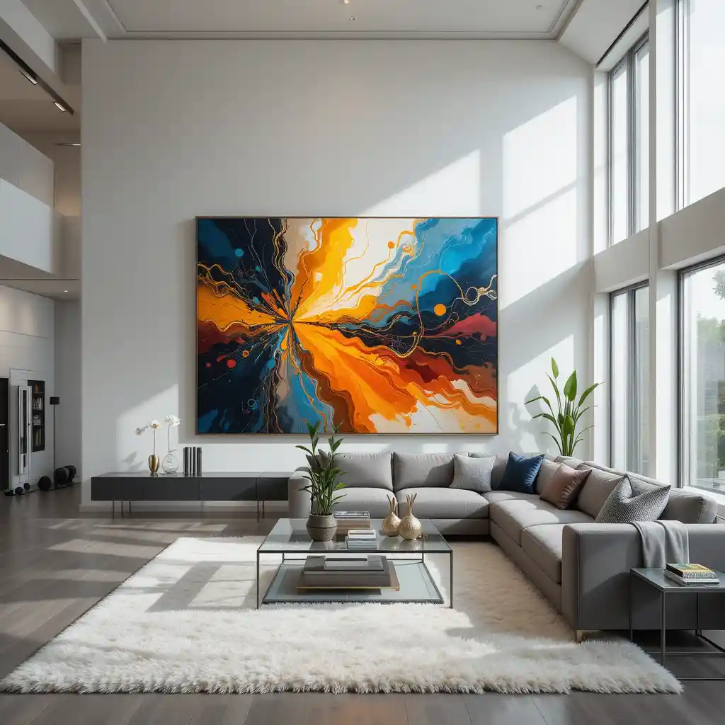 Oversized Abstract Wall Art