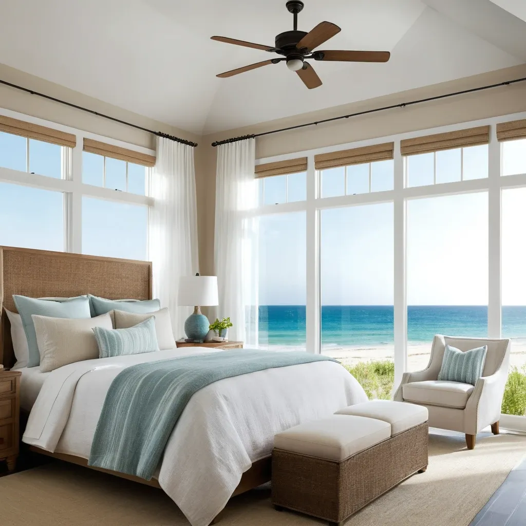 Oversized Windows with Sheer Panels