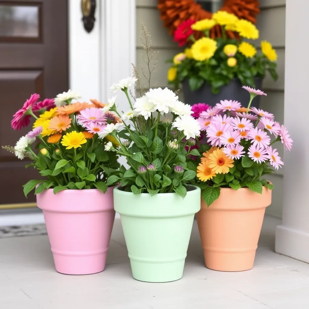Painted Terra Cotta Pots