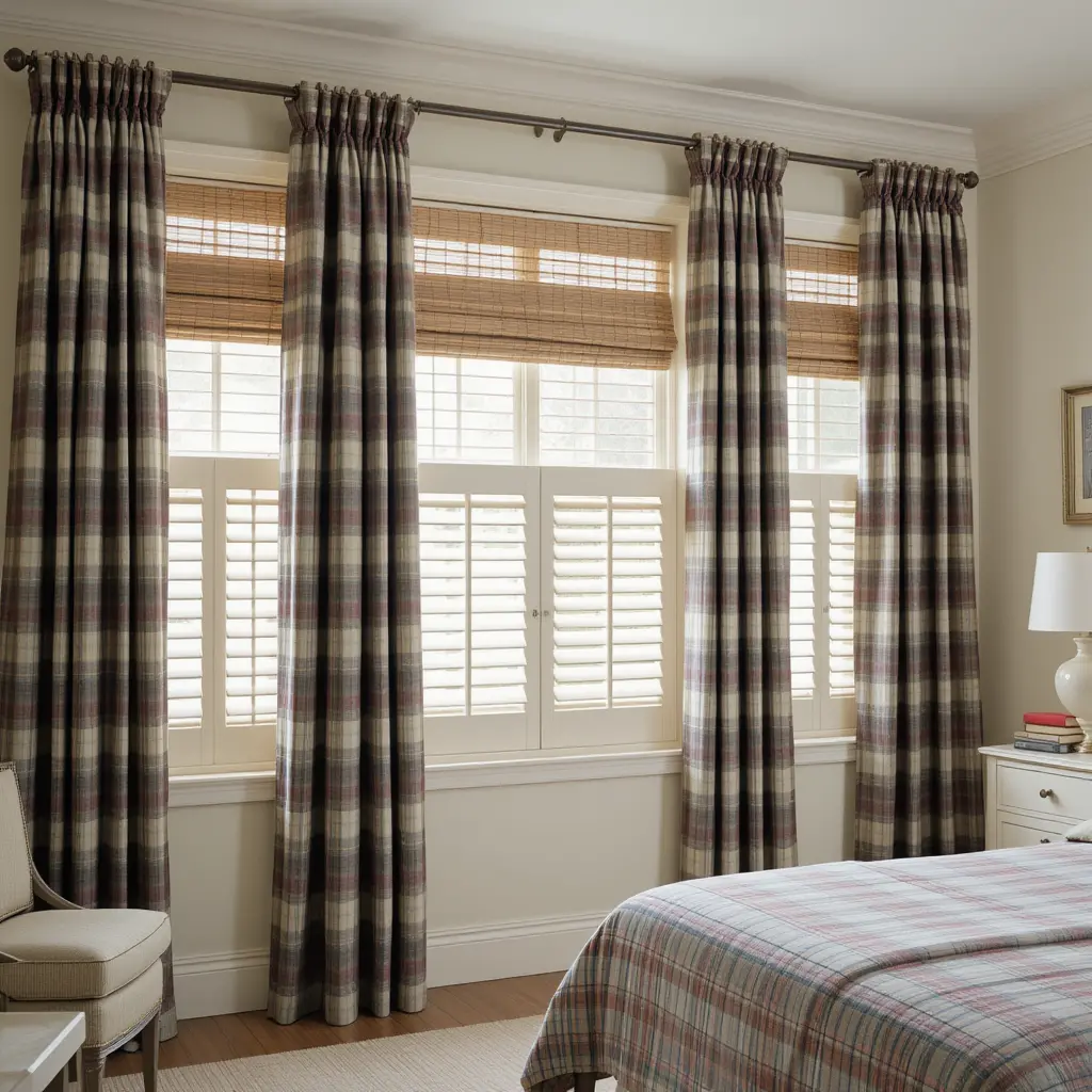 Plaid Curtains for a Cozy Look