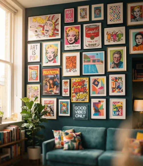 Pop Art Gallery Wall