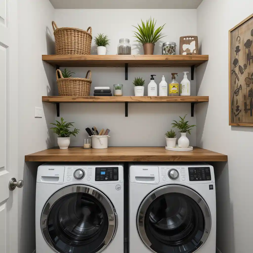 Reclaimed Wood Shelving