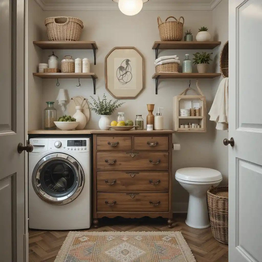 Repurposed Furniture for Storage