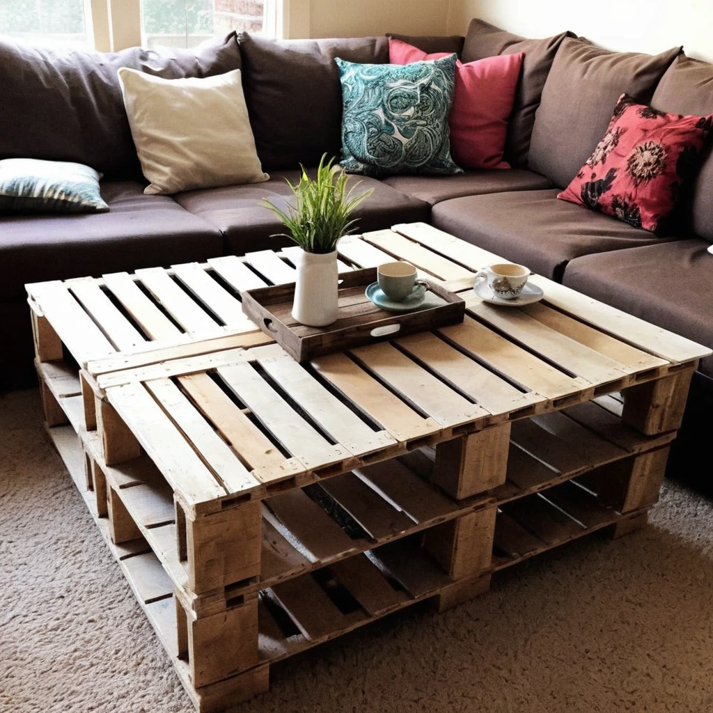 Repurposed Wooden Pallets as Furniture